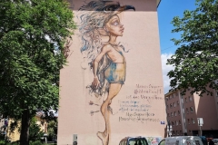 Mural von Herakut in Mannheim